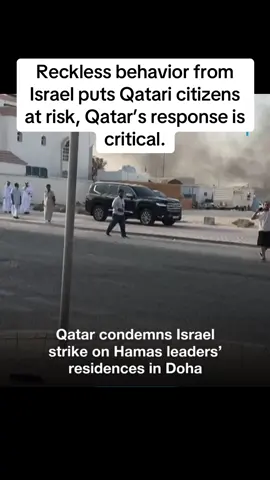 This isn’t just politics, Qatar condemns Israel’s actions today, and here’s why it matters. #qatar #fyp #ticktock #gaza #palistine 
