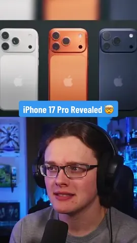 iPhone 17 Pro Revealed 🤯 #iphone #apple #iphone17pro #dravenreacts #reaction @apple 