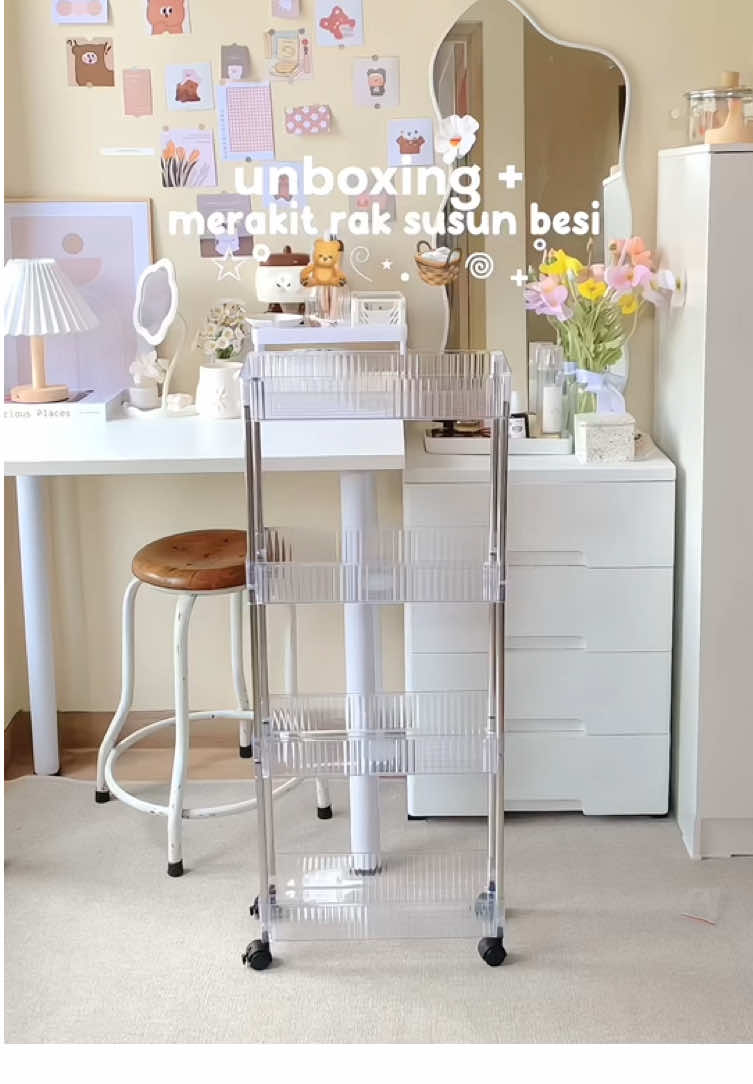 rekomendasi rak susun murah minimalis💭🤗😭🤲🏻🌸💕💓☁️🤍 #raksusun4tingkat #raksusun #raksusunmurah #raksusunroda #anakkost 