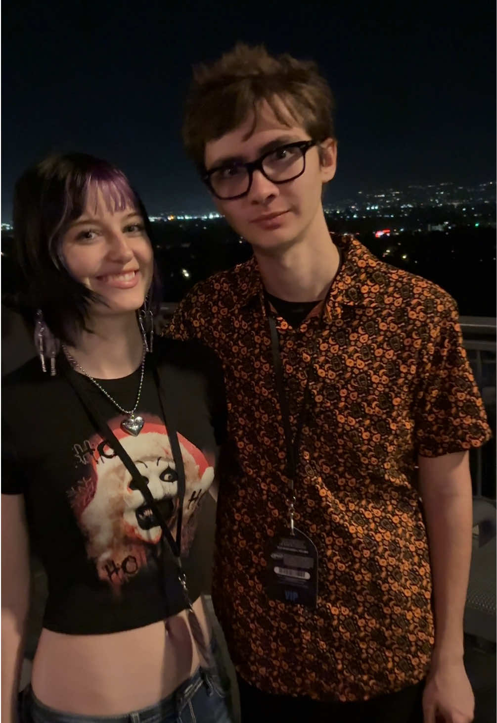 @josie dubree and I had such a wonderful time in California for Halloween Horror Nights!! Thank you to everyone who came out!!  #fyp #terrifier #family #couple #california 