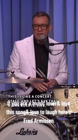 One of my favorite songs of all time! Here's Fred Armissen having fun with it..Thank you,Diana Ross!