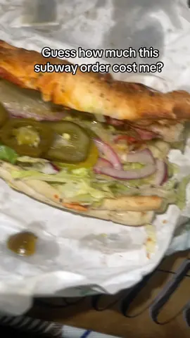 I’m outraged actually lol #food #subway #foodorder #guess 