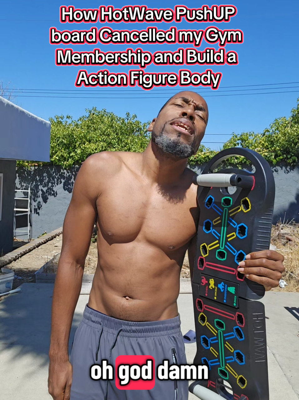 Replying to @modelothecat I was challenged to do 100 push-ups in a row with no more than 10 seconds of rest, and if I can pull this off, the least you can do is support a Black creator and grab the Hot Wave Push-Up Board because this thing has transformed my body from a teenager boy frame into a chocolate action figure physique. What makes it different is the design—over 25 hole positions that let you target chest, triceps, shoulders, and back, all in one compact board, so instead of wasting money on bulky gym equipment or paying $60 a month for a membership, I was able to cancel my gym and just train at home with this one tool. A lot of people think boards like this are flimsy or a gimmick, but once you lock your hands in, your form stays clean, every rep hits exactly where it should, and the pump feels better than doing sloppy push-ups on the floor. I use it daily because it’s efficient, affordable, and it works. Now watch this entire video to see if I can hit 100 straight push-ups, and if you see the orange cart link above my name that means it’s still available—but it won’t be forever, so don’t delay, buy it today. #pushupchallenge #pushups #hotwave #gymequipment #fitnesschallenge 