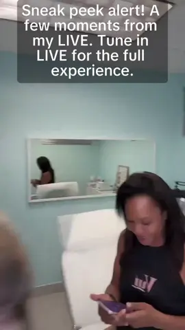 Sneak peek alert! A few moments from my LIVE. Tune in LIVE for the full experience.#tiktoklive #livehighlights #waxing #labubu