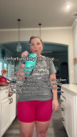 Unfortunately…I do love all of these things. 🤷‍♀️ Which one are you guilty of too? 👀 #MidlifeHumor #ThisIs40ish #PerimenopauseLife