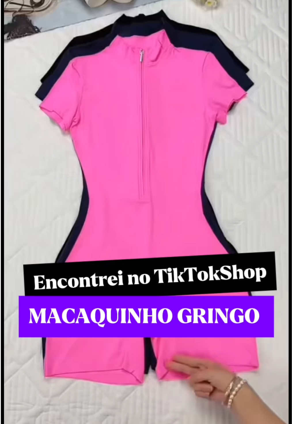 👚Macaquinho gringo de academia perfeito acabou de chegar no tiktokshop  #roupadeacademia #macaquinho #academia #gym #tiktokshop