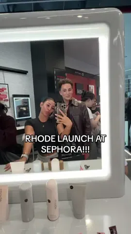 Come with me to see the rhode launch at Sephora EEEE !!! It was about time HAILEY BIEBS 😜 #rhode #rhodelaunch #rhodeatsephora #shoppingvlog @rhode skin @Crown Affair @Caudalie @makeupbymario @amika @Living Proof, Inc. 