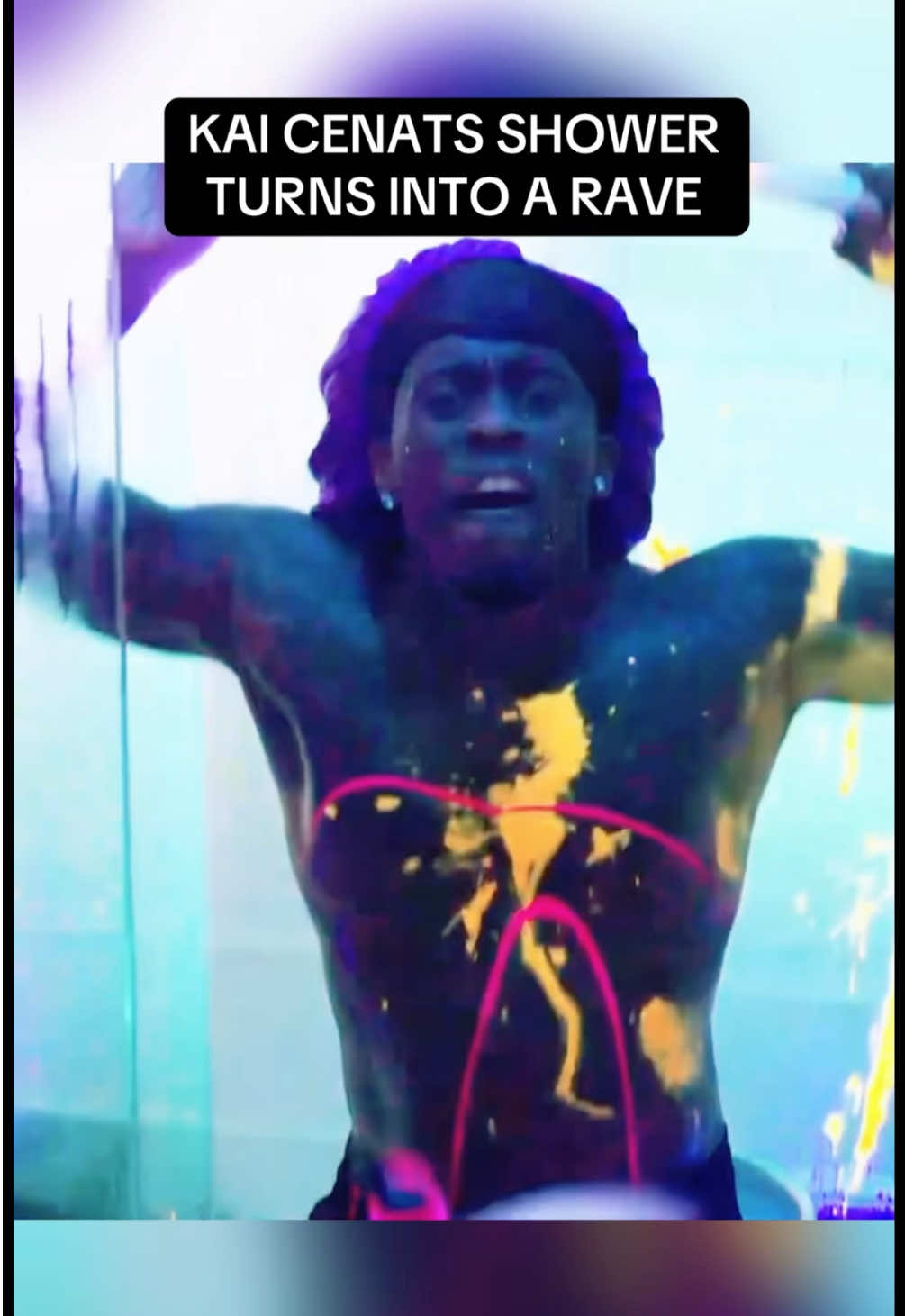 Kai Cenat’s shower turns into a rave during Mafiathon 3 🔥🕺 #kaicenat #kaicenatclips #mafiathon3 #kaicenatlive #kaicenattwitch 