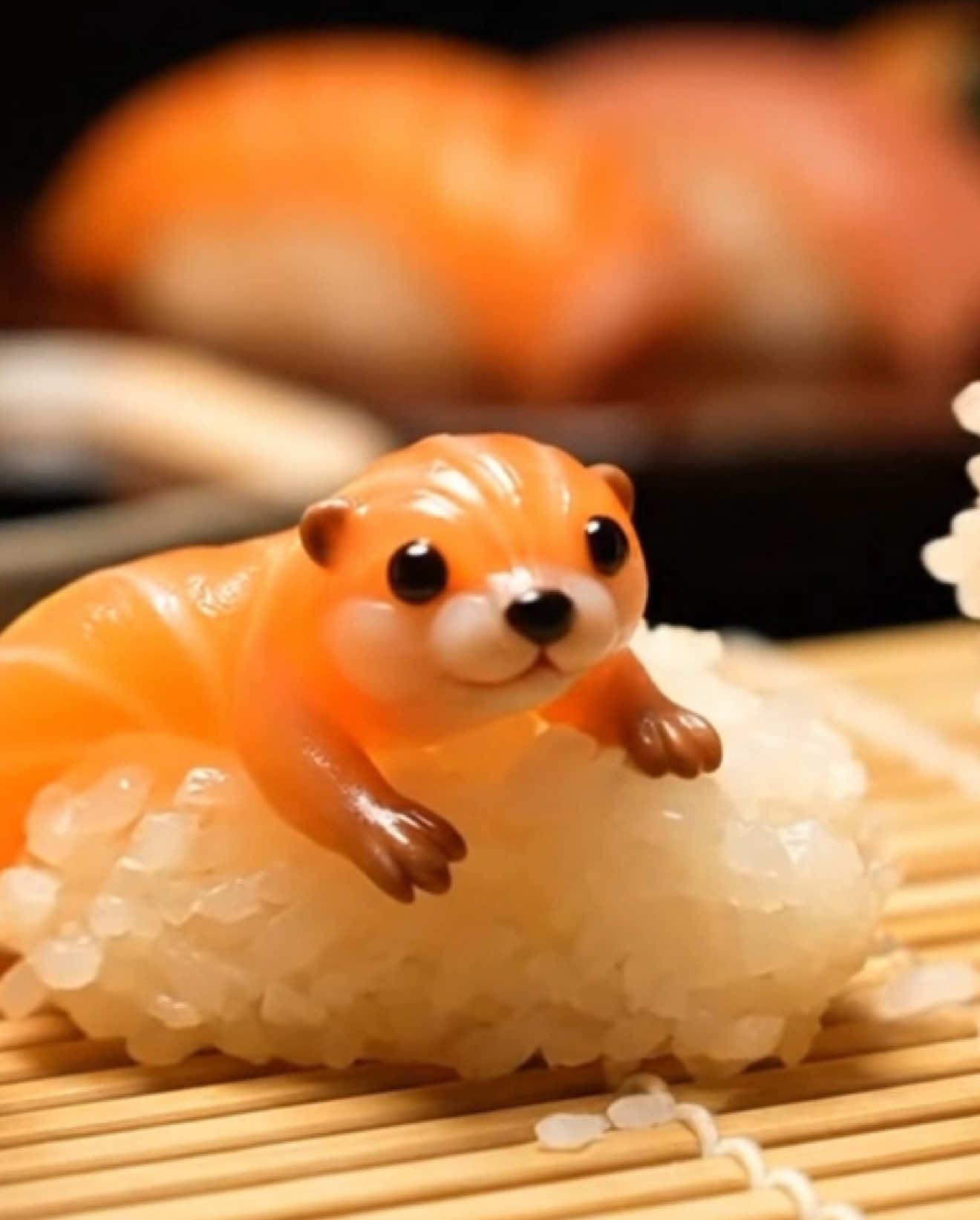I can’t with the last one 😩 #asmr #aiasmr #oddlysatisfying #babyanimals #sushi 