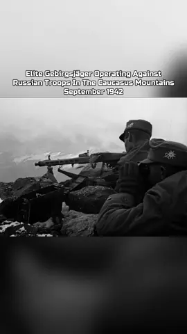 Elite Gebirgsjäger Operating Against Russian Troops In The Caucasus Mountains #ww2 #ww2history #military #fyp 