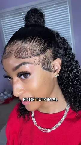 do my edges with me, cause i said so 👊🏿 hair from @Matchu Wigs go shop! kinky curly reallll natural looking hair texture 😍 #edgetutorial #babyhair #kinkycurlyhair 
