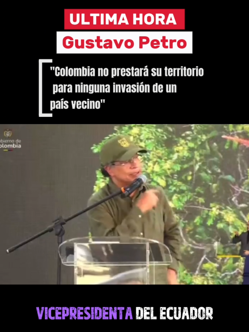 ES VIRAL: GUSTAVO PETRO ADVIERTE QUE COLOMBIA NO SERA COMPLICE PARA INVADIR PAISES VECINOS  #ultimahora #noticias #noticiaviral #soywen_ve #wencomunik 