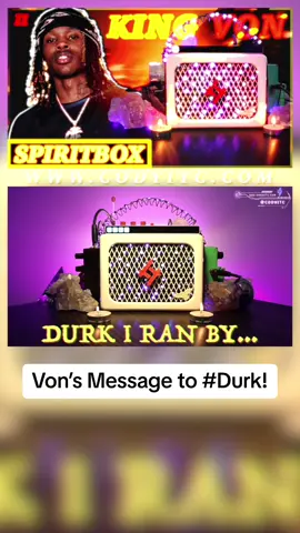 KING VOV Spirit Box Session - “DURK I RAN BY!” We re-visit O-Blocks Legendary Drill Artist Dayvon Bennett in hopes of gaining understanding into where he is now, in his new life… #parkwaygardens #oblock #kingvon #lildurk #von #durk #spiritbox #chicago #drill #chicagodrill #rap #LLKV 