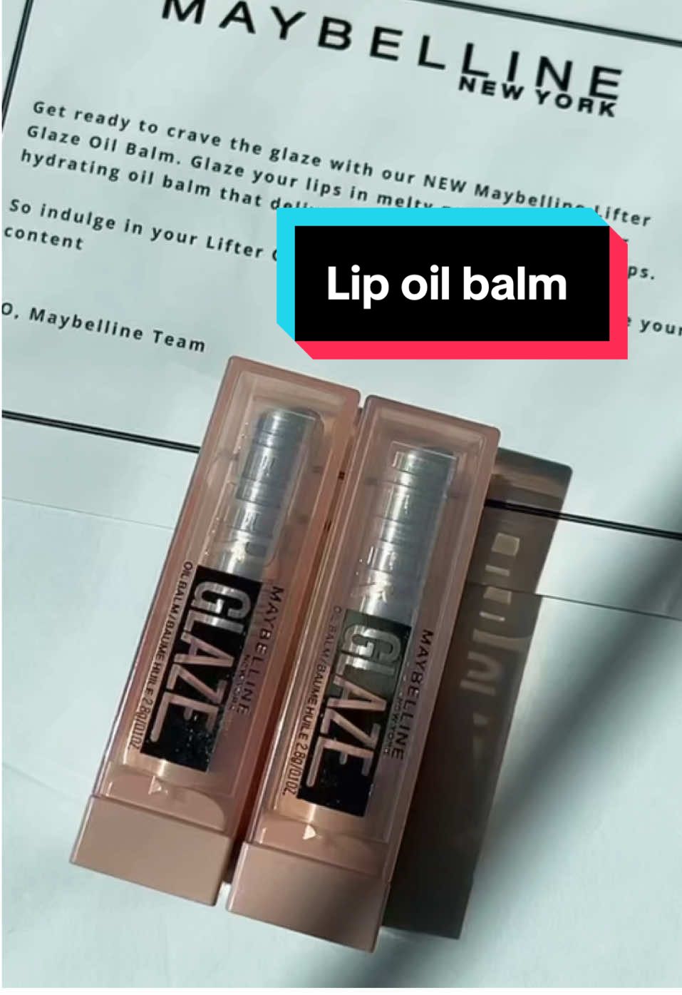 @Maybelline NY lifter glaze oil balm #maybellinepartner #maybelline  u need it go get it 
