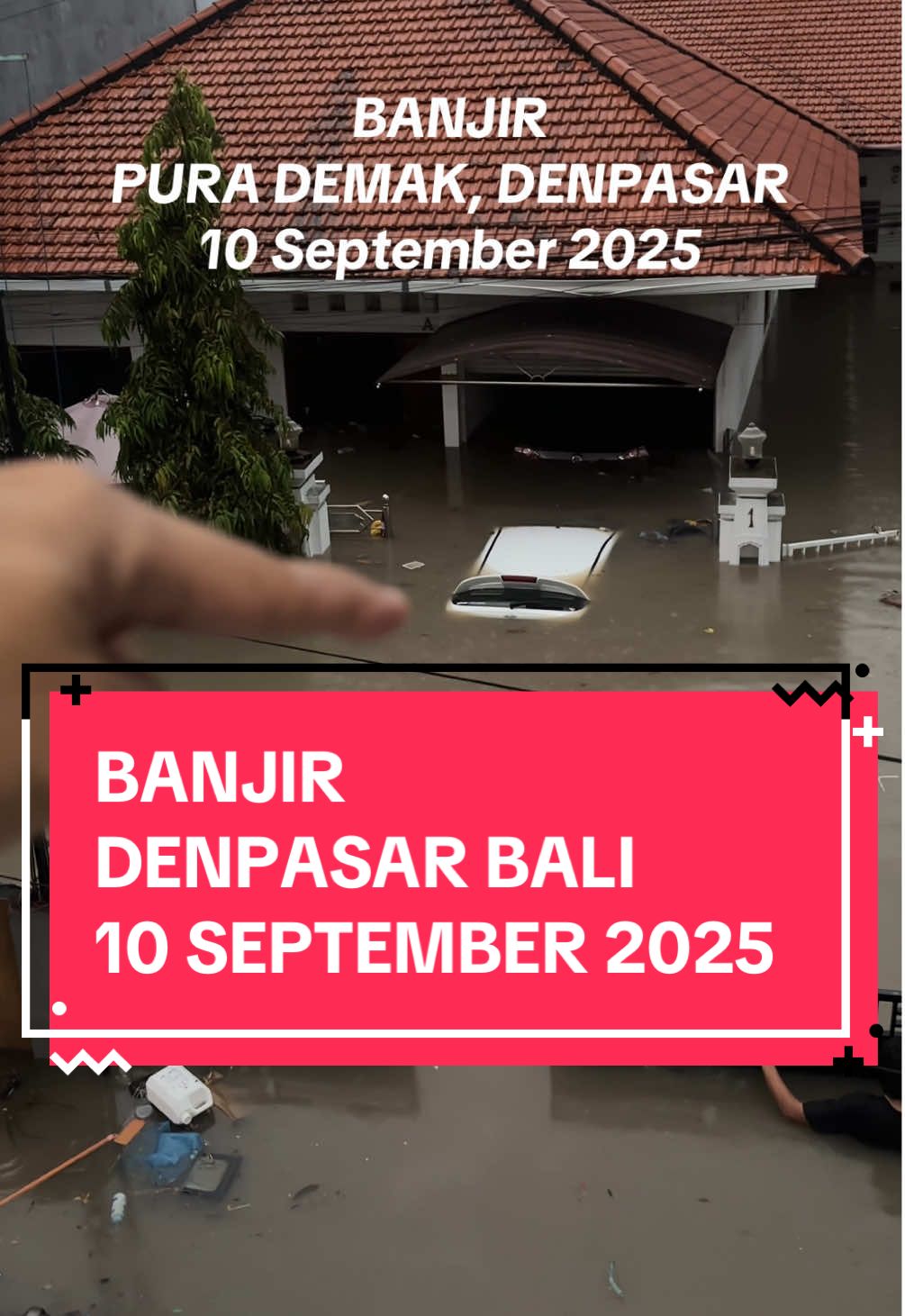 Rumah gw Banjir .. pura demak denpasar hari ini 10 september 2025 #banjir #balibanjir #balinow #denpasar #denpasarbali 