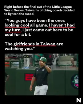 “The girlfriends in Taiwan are watching you” 👀🇹🇼 Taiwan’s coach lightened the mood before the final out, and the team went on to win its first Little League World Series since 1996. 🏆 🤳Click our Link in Bio to sign up for our newsletter. 📰Follow us for the latest Asian News @NextShark #Taiwan #LLWS #Baseball #SportsNews