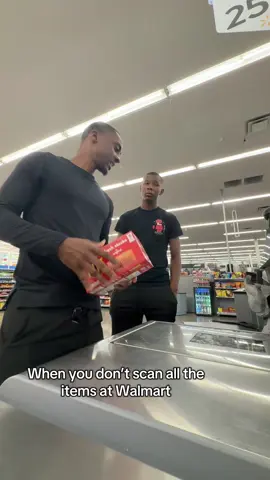 I didn’t scan all my items on accident 😂 