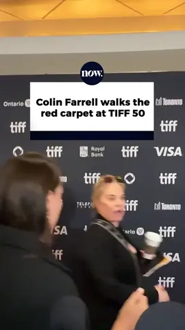 Colin Farell’s in town! The actor walked the red carpet today for the TIFF premiere of “The Ballad of a Small Player.” 🔥 #TIFF2025 #TIFF50 #ColinFarrell
