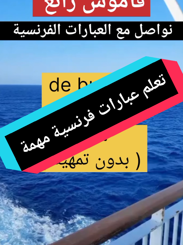 تعلم عبارات فرنسية مهمة #تعلم_اللغة_الفرنسية #apprendrelefrançais #عبارات #algerie_maroc_tunusie🇩🇿🇲🇦🇹🇳 #france 