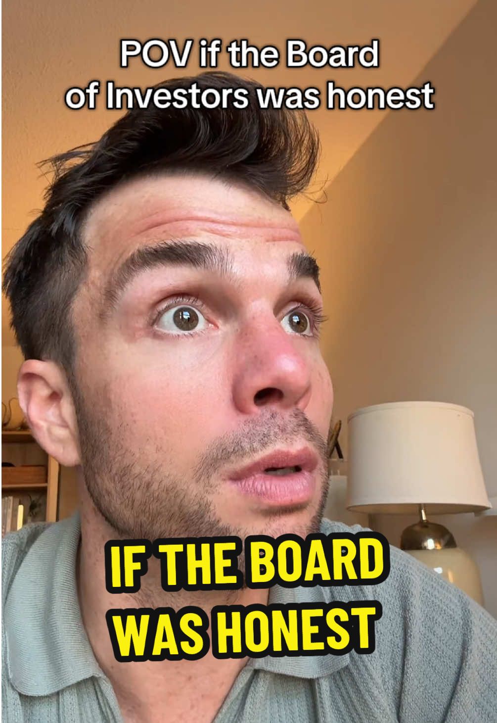POV your board of investors decided to be honest #corporate #corporatelife #corporatehumor #corporatetiktok #investors 