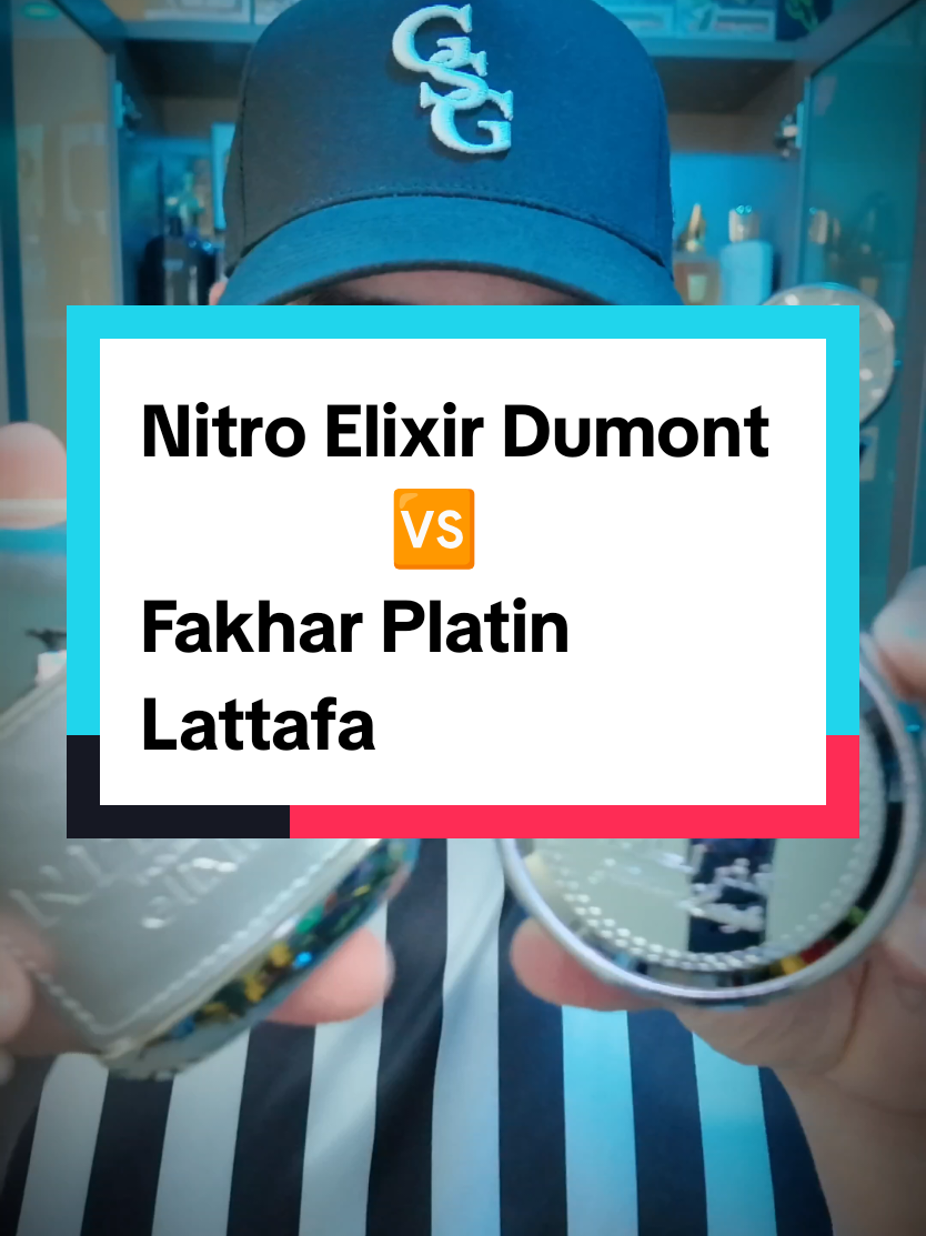 Nitro Elixir Dumont 🆚️ Fakhar Platin Lattafa Cual prefieres? Comenta! #fragancias #perfume #nitro #fakhar #lattafa 