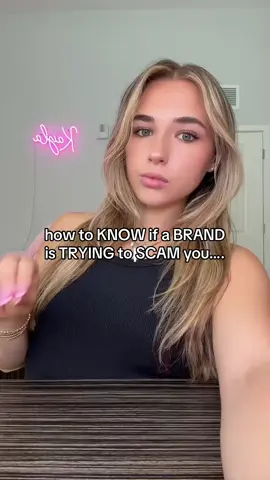 how to know if a brand is trying to SCAM you.. #microinfluencertips #influencertips #howtogetpr 