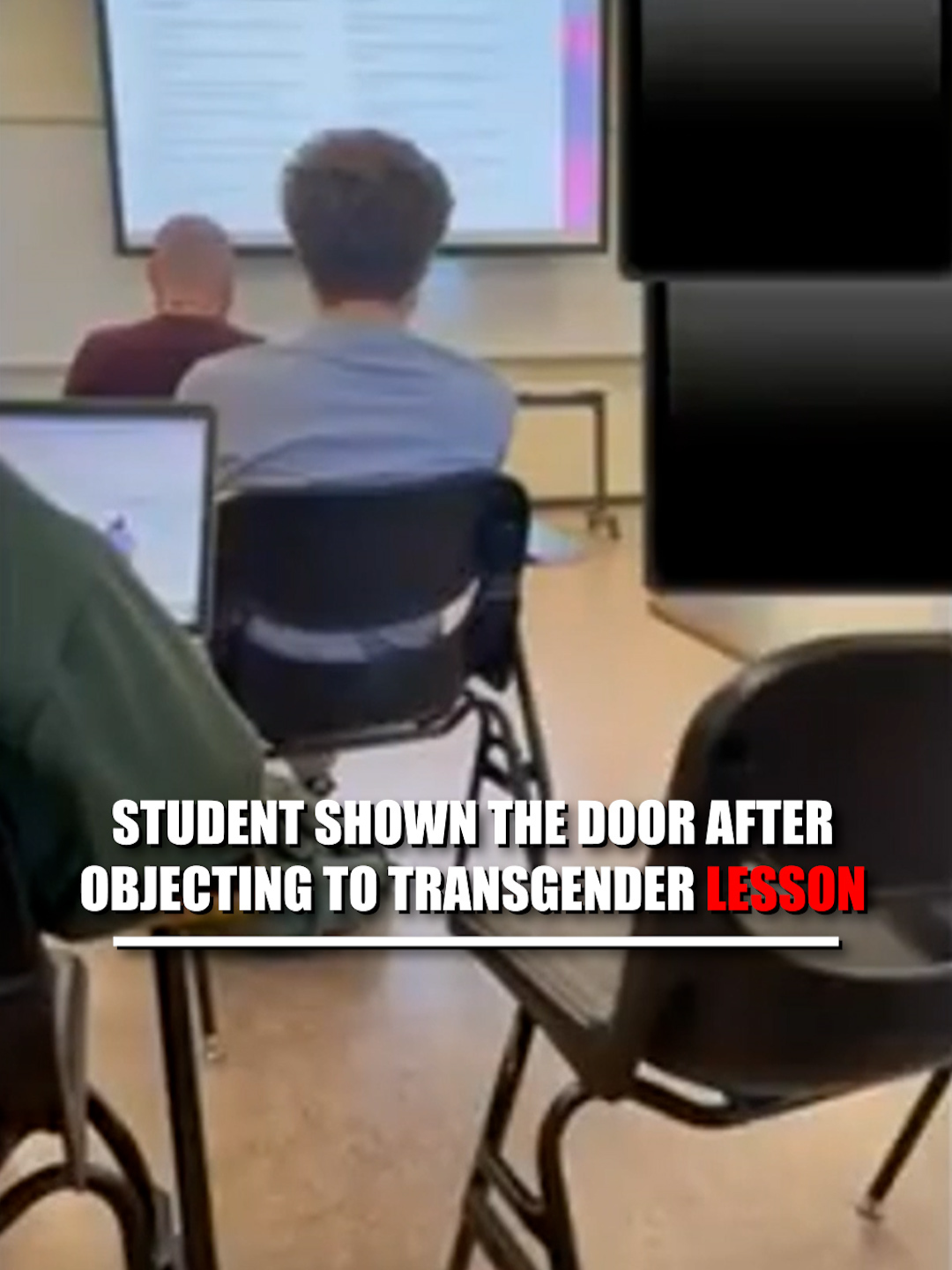 CLASSROOM CLASH: Video shows a Texas A&M student being told to leave class after objecting to a lesson on gender identity. Texas Rep. Brian Harrison urged Gov. Greg Abbott to act, writing: 