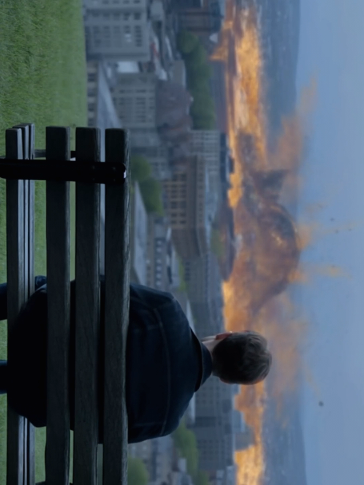 What is a man before eternity but a witness to his own ruin? #nightmarefuel #explosion #destruction #peaceful 