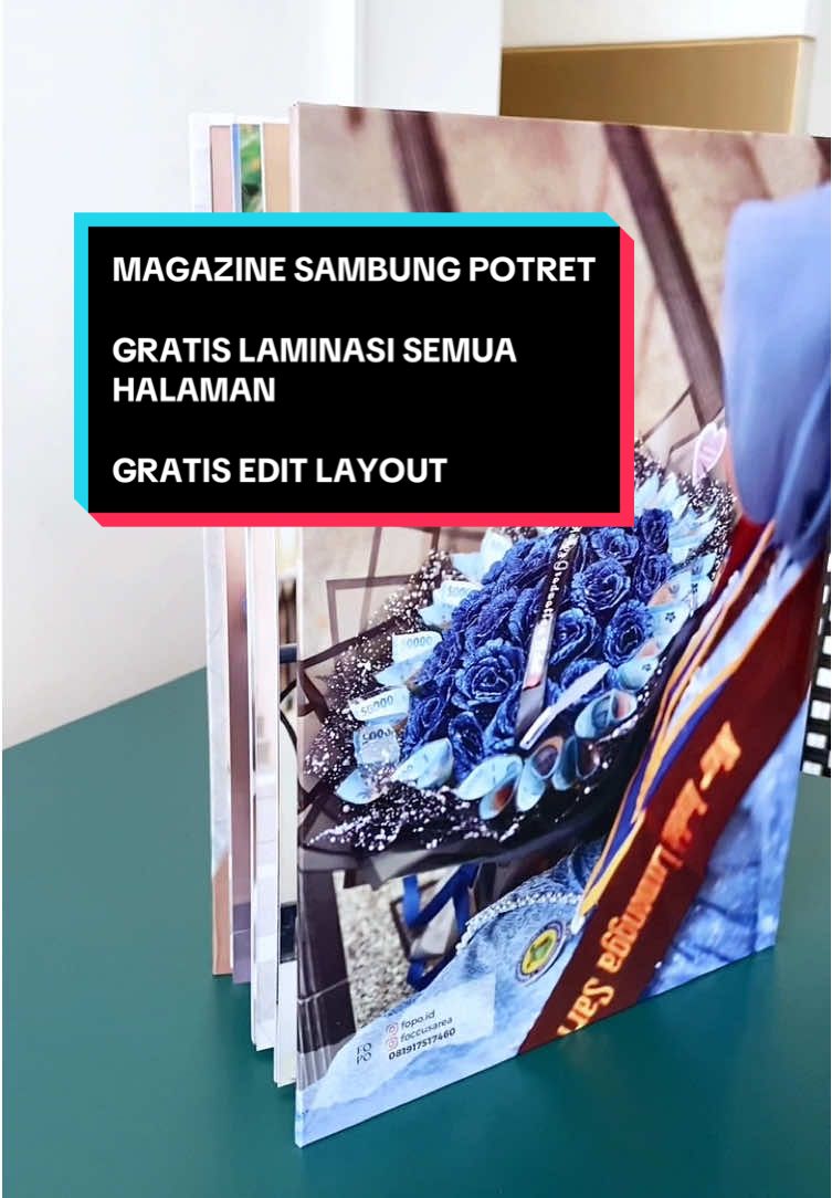 Yakin ga mau di beginikan foto wisudanya? 😊🫶 Untuk info lbh lanjut hub admin yaaaaa 🫶 ——— Makasih kakak Putri atas pemesanan Magazine HARD COVER POTRETNYA , moga bsa nambah kenangan wisudanya makin bermakna bareng keluarganya 🫶🤍😊 sukses sehat dan happy terus buat kakaknya seeeterusnya 🫶 #cetakfotomurah #wisuda2025 #wisuda2024 #sidangakhir #wisuda   