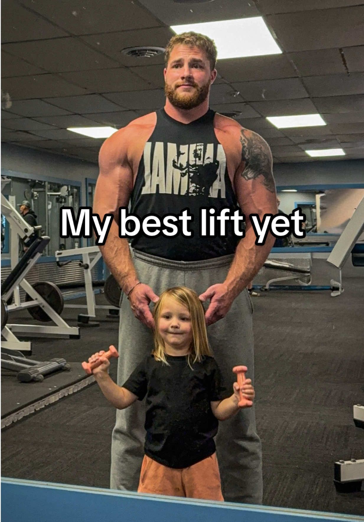 Sorry try for the long video, it was hard to cut anything out 🥲 my best lift yet  #fyp #GymTok #dadsoftiktok #parenting 