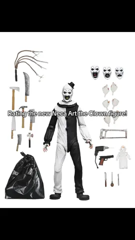 art the clown review 👅 he should be up in stores soon, i preordered him on tariff free weekend which was the best idea ever #arttheclown #terrifer #horror #horrormovie #actionfigures 