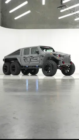 Grey Hellfire with the new 2.0 Grill, a 392 engine and power to all 6 wheels to take on anything this planet can offer #6x6 #trucks #liftedtrucks 