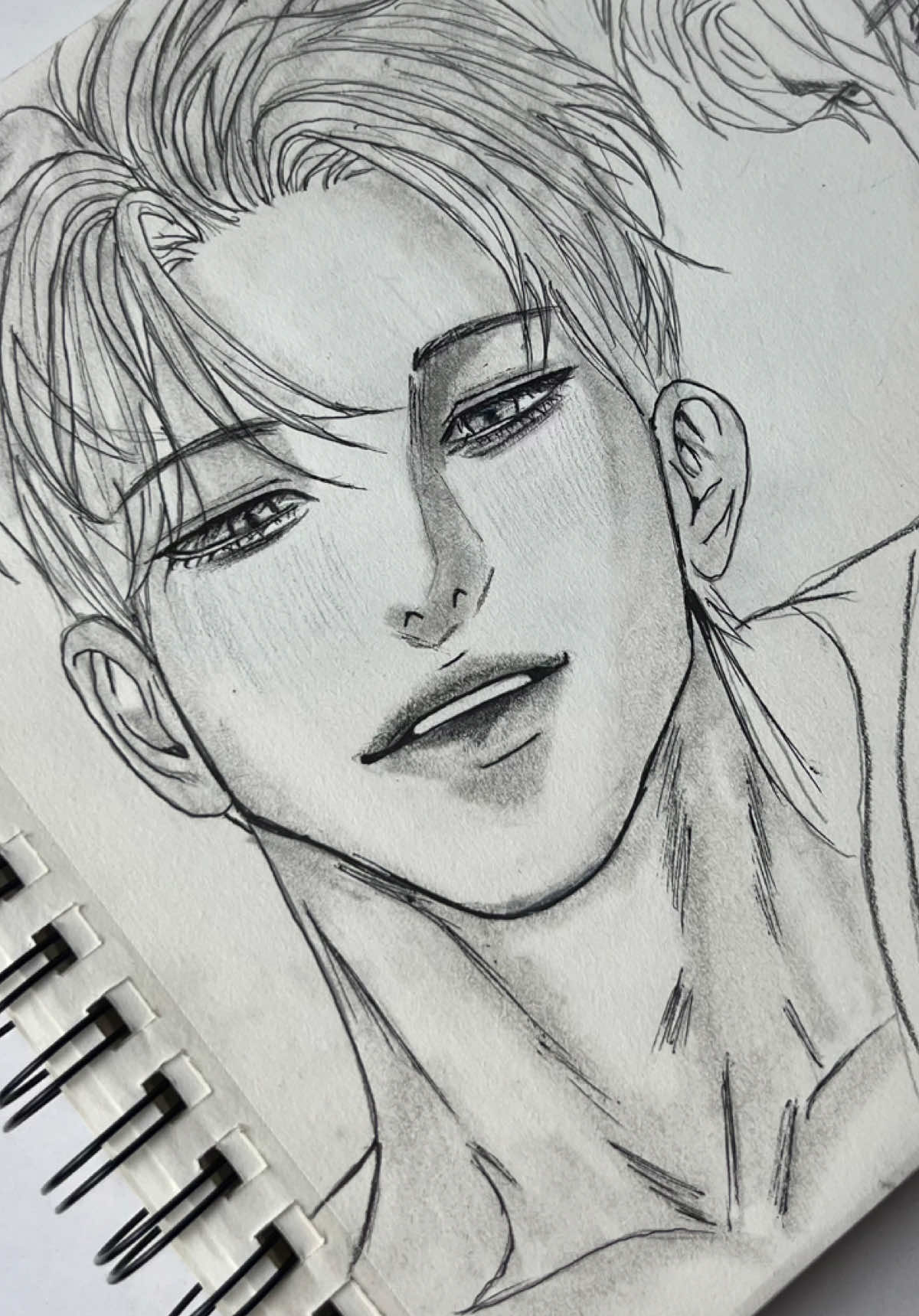 I love him #hanjeongwoon #manhwa #fyp #drawings #sketchbook 