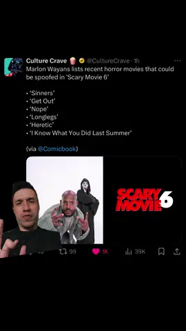 I really hope they do TERRIFIER also #scarymovie6 #melissabarrera  #annafaris #reginahall #fyp 