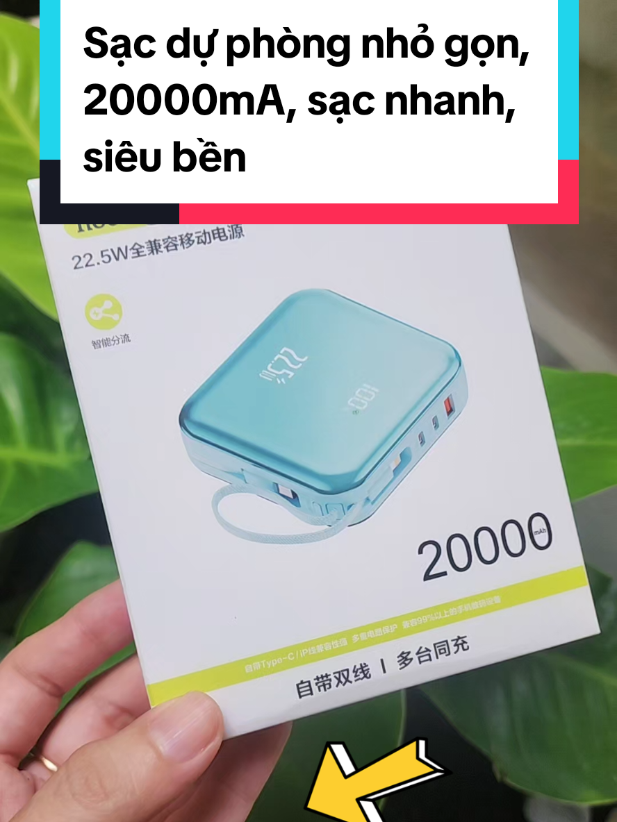 Sạc dự phòng Hoco 20000mA# #mymy #dientu #phukiendienthoai #sacnhanh #sacduphong @mymy 