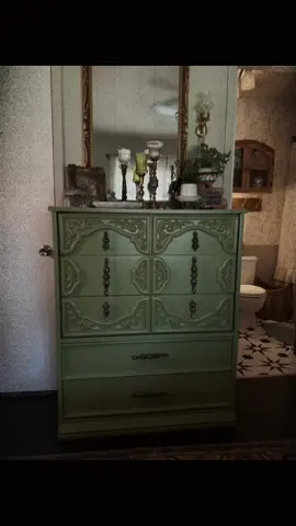When it’s your favorite color..Everything is green!! 😍😍 I may also be a “little” autistic.. 😬 #homedecor #greenaesthetic #thriftedhome #thrifteddecor #moodyaesthetic 