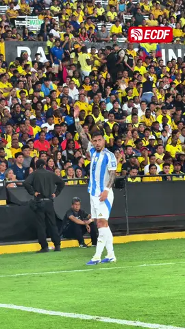 PRIMER TIEMPO EN LA CÁMARA DE LA CM 🙂‍↔️ Ecuador 2 0 Argentina por la fecha 18 de las Eliminatorias Sudamericanas ⚽️