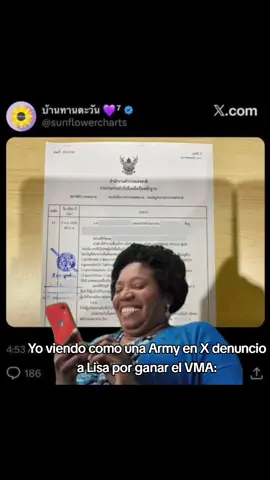 Lo peor? la cuenta es tailandesa 😭 #lisa #vmas #army #fouryoupage #fyp 