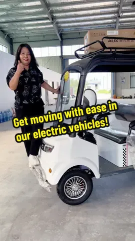 Get moving with ease in our electric vehicles! #GreenTransportation #MadeInChina #ZeroEmissionsVehicle #EcoFriendlyTravel