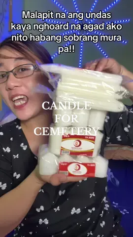 Grabe guys sobrang mura ko lang nacheckout itong mga kandila na to kaya naman nghoard na ko#kandila #candleforcemetery #undas #candles 