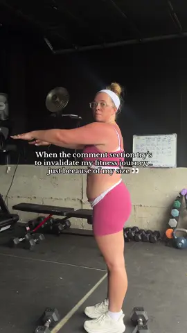 I don’t show up for the critics.. I show up for women who want normal, realistic fitness content 🤍✨ Here’s to proving health + strength don’t have a size. + Follow if you’re here for the real & relatable side of fitness! 