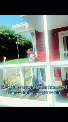 You’re never farther from God than your next prayer to HIM🙏❤️God is always waiting for us🥰Pray,praise Him always🙏🙇‍♀️❤️‍🔥#creatorsearchinsights #togodbetheglory #savebygrace #christiantiktok #japanlife 