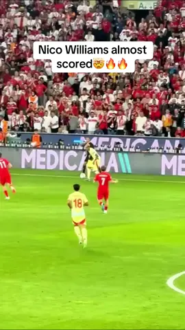 Nico Williams almost scored#footballtiktok #nicowilliams 