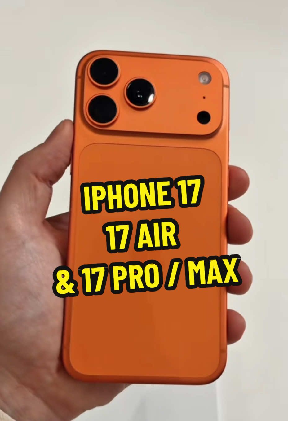 aaaaa socorro! Que lindo os novos iPhones 17! Encantado com o laranja, e amei que agora dá pra gravar ou fitar foto na vertical ou horizontal sem ter que girar o telefone! São várias coisas legais que eu resumi nesse vídeo pra vocês então já deixa o like, manda pros migos e segue pra acompanhar o unboxing! ANSIOSO 🧡 . #iPhone17 #Apple #iPhone17Air #Tecnologia #iphonetricks 