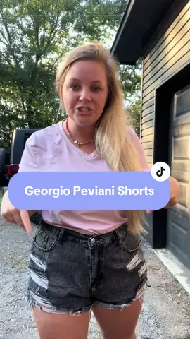 Thick thighs, no compromise. Shorts that actually fit 🙌 @GEORGIO PEVIANI #Denim #GeorgioPeviani #creatorsearchinsights #Shorts #PlusSize