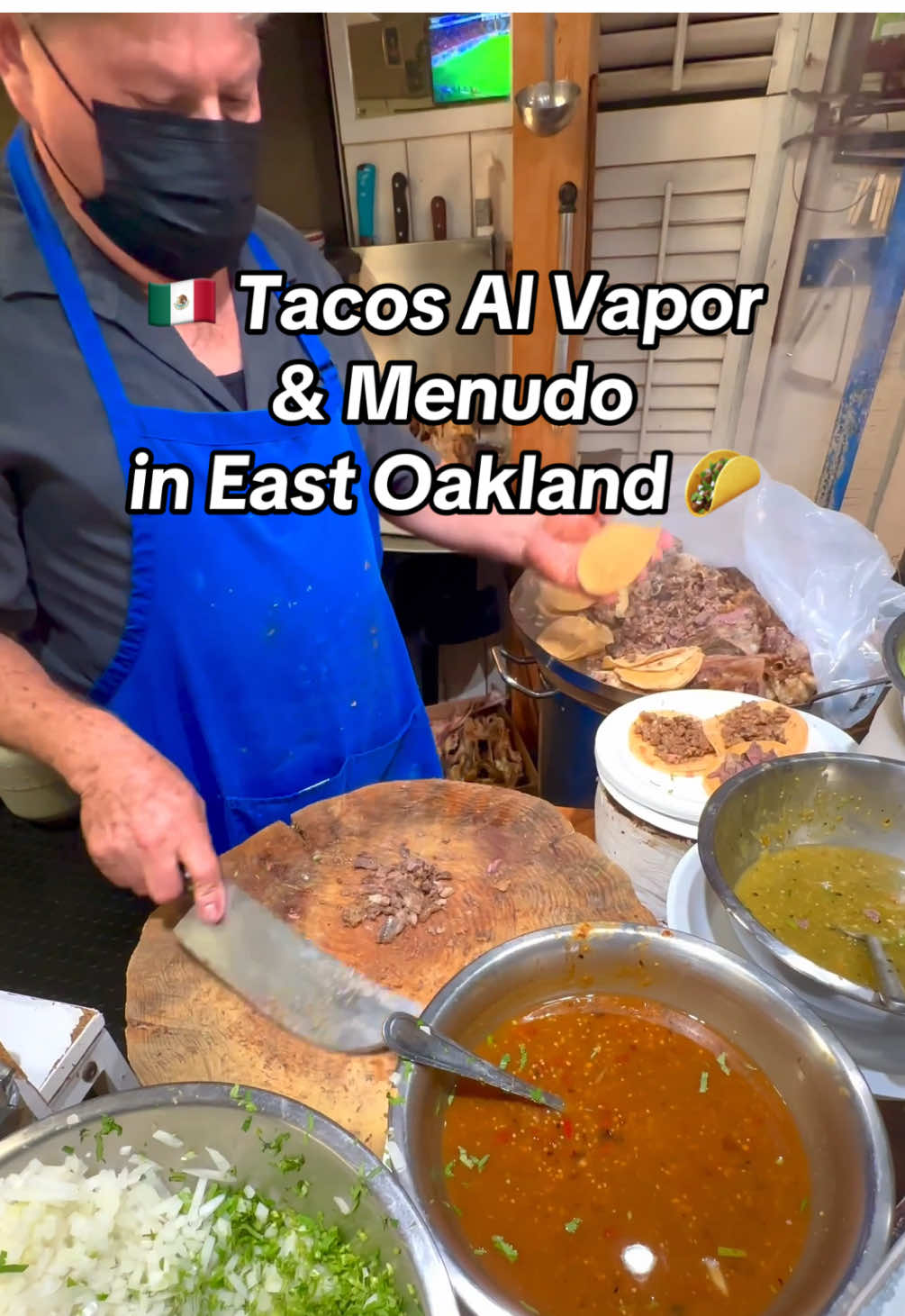 📍1327 80th Ave, Oakland  Let’s get these Tacos Al Vapor, Tortas, Menudo & Consume de Res in East Oakland, CA!! QUE RICO! This is El Tacostao & they are serving tacos de cabeza, lengua, asada, cachete & more every Friday to Sunday! Menudo every Saturday & Sunday only! Go check em out for some authentic Mexican food 🇲🇽  . . . . . . . . . . . . . . . . . . . #mexicanfood #tacos #oakland #foodreview #bayareaeats                         
