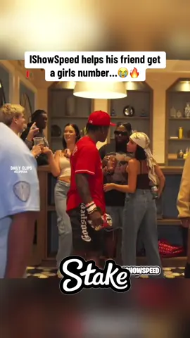 IShowSpeed helps his friend get a girls number…😭🔥                    | Daily Clips | #ishowspeed #fyp #speed 