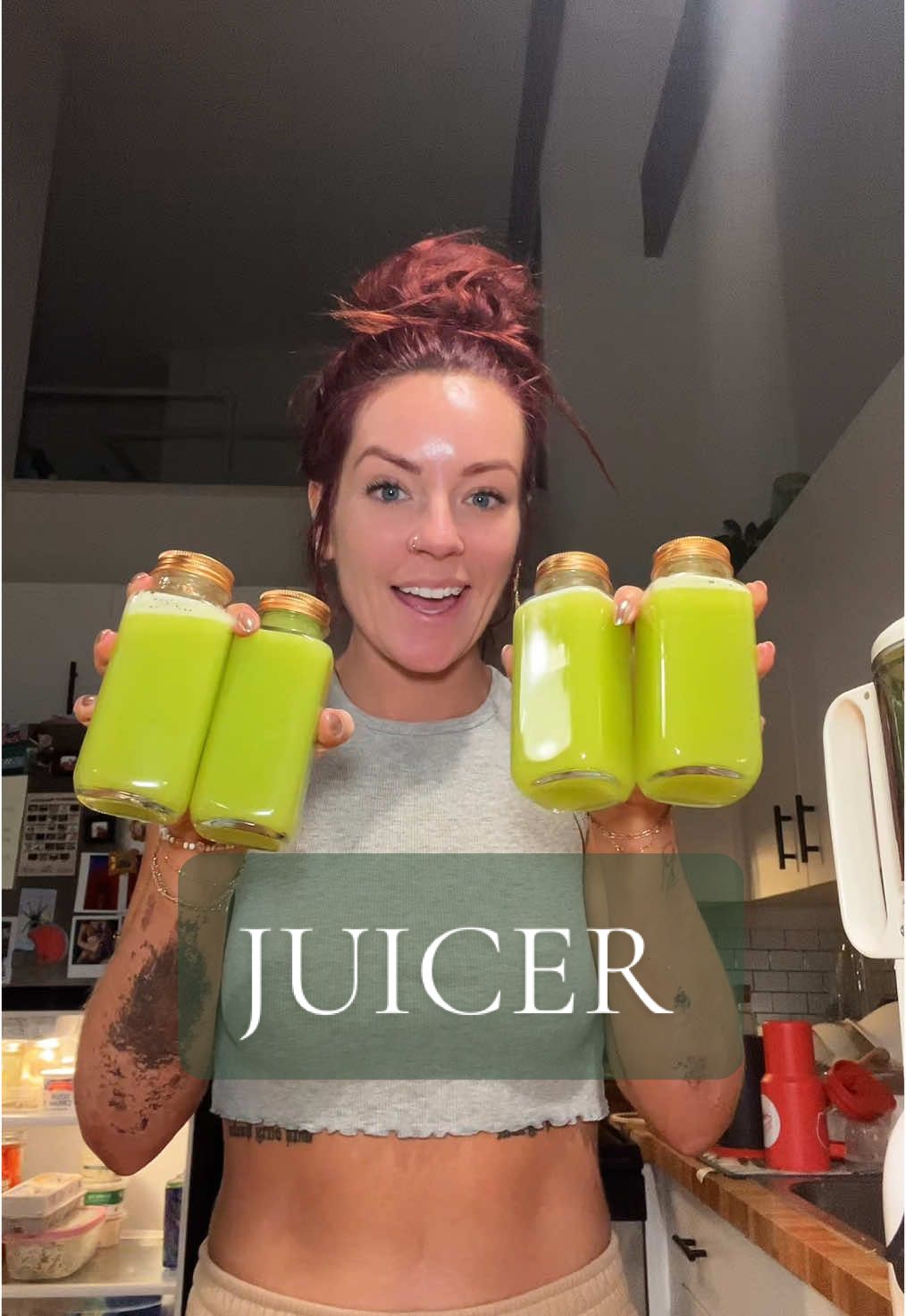 She will be becoming a juice girl 🙌🏼 #juicer #greenjuice #pressedjuice 
