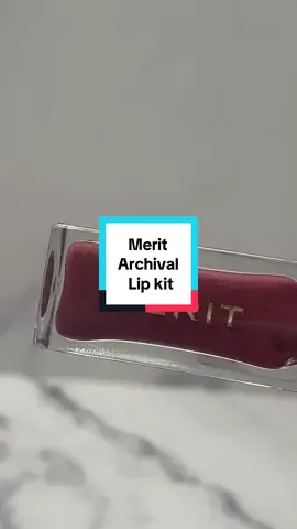 Thank you @MERIT Beauty this new Archival Lip Kit $52 available at Sephora 9/10/25 ! Don’t worry a try on video is coming soon! #sephora #meritbeauty #meritarchival #newlipstick #archival 