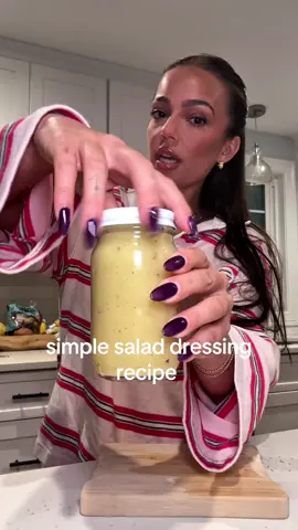 my fav salad dressing/ marinade recipe!! 	                     1/2 cup olive oil 1/4 cup fresh lemon juice  1 tbsp honey 4 garlic cloves- minced 1 1/2 tsp ish of dijon mustard  1 tsp Italian seasoning   1 3/4 tsp salt                            1/2 tsp of black pepper 